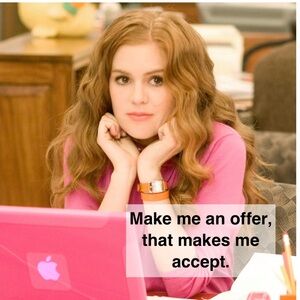 Make Posherina an offer.